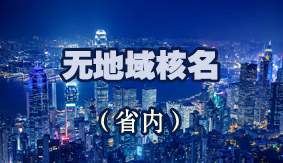 无地域核名（省内）